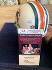 Paul Warfield  #42/HOF 83 Signed Authentic Dolphins Mini Helmet JSA COA & Case — photo 3