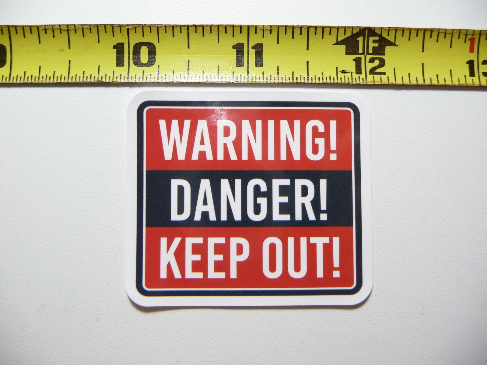 WARNING DANGER KEEP OUT STICKER DECAL BUSINESS COMPANY POLICY BUILDING DOOR