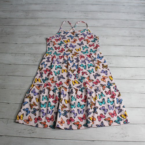 Place Girl's Sundress Size XL 14 Butterfly Summer Dress