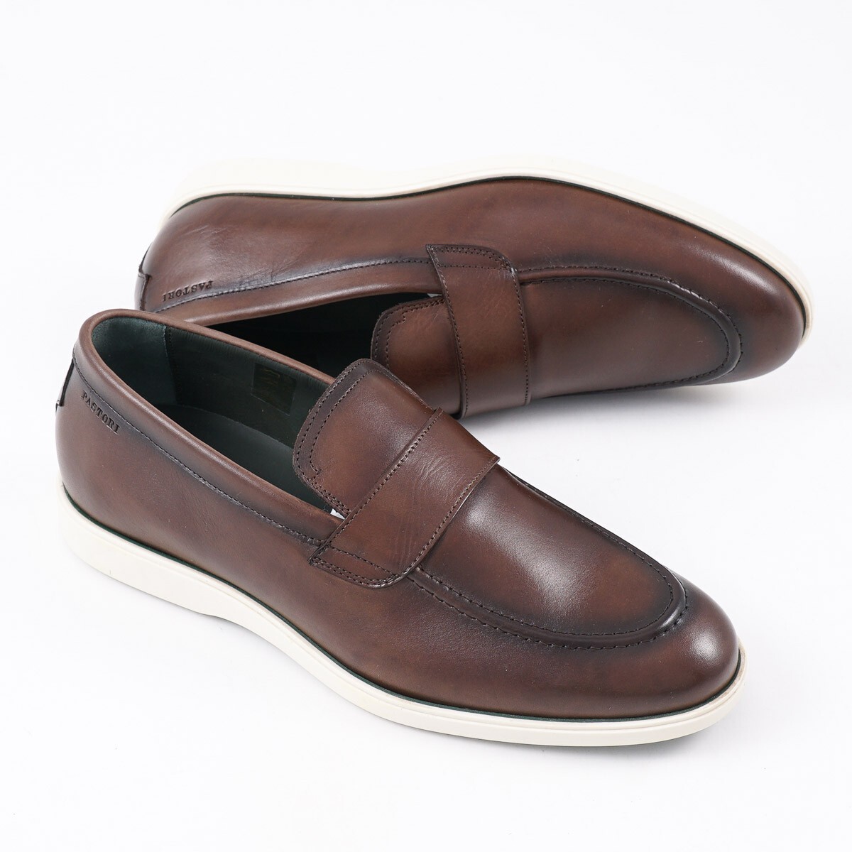 Di Bianco Mens Circles Buttom Brown Boots (NWT) di Bianco  main image 2