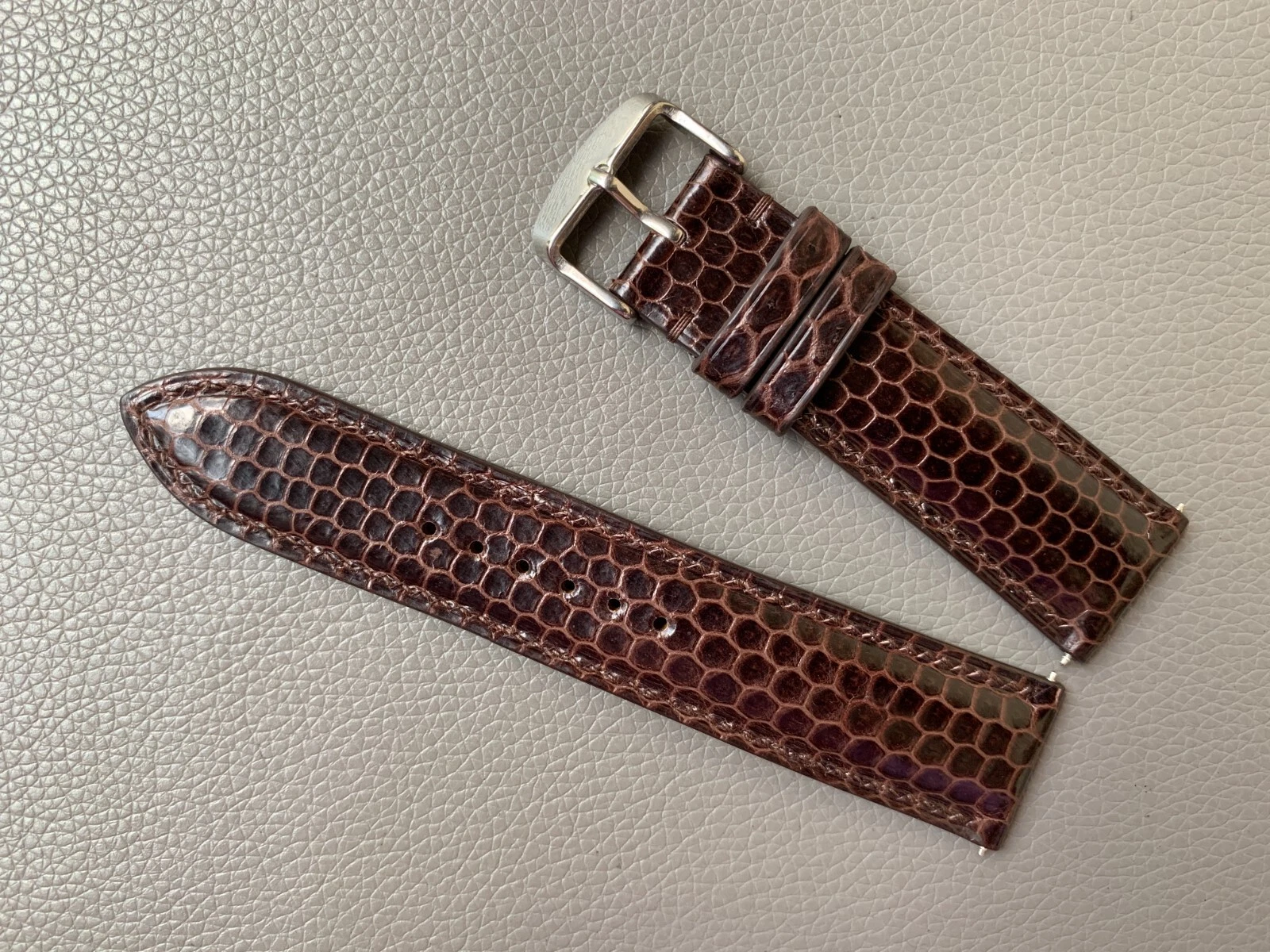 Genuine Real Snake skin leather watch strap band 16 17 18 19 20 21 22 23 2426mm