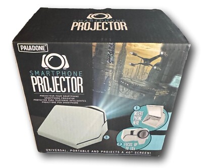 Paladone Smartphone Projector Universal Portable Projects 40'' Screen Smart phone