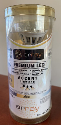 ARRAY, PREMIUM LED LAMP, 6.2 W, 12 V A/C, GU5.3 BASE (MR 16)