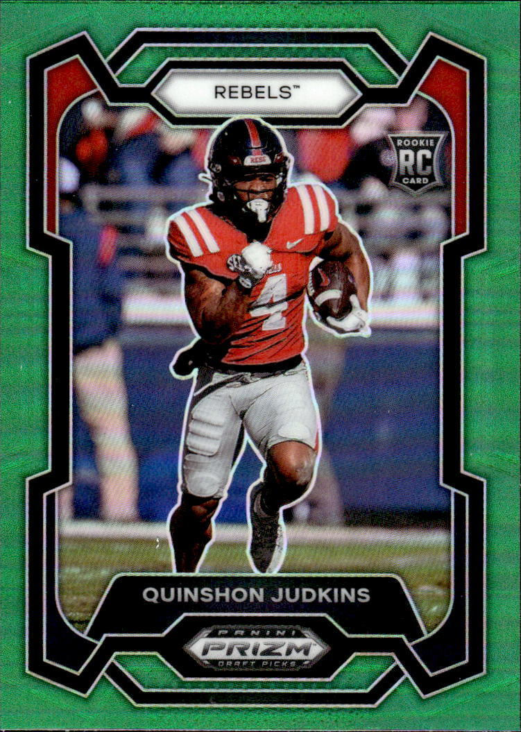 2024 Panini Prizm Draft Picks Quinshon Judkins #146 Green