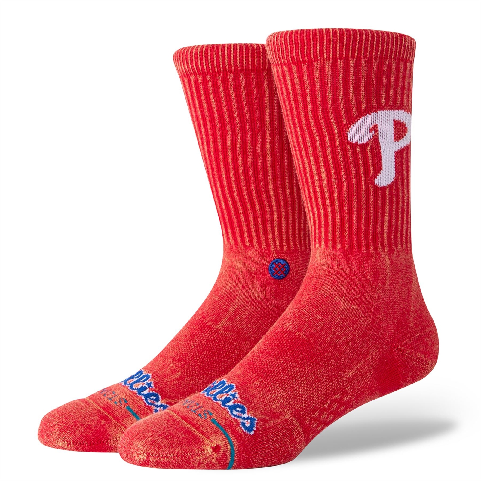 Philadelphia Phillies Socks Crew Mens Red Stance