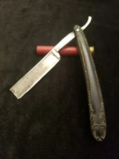 Antique Clauss Straight Razor Fremont Ohio Art Nouveau Scales