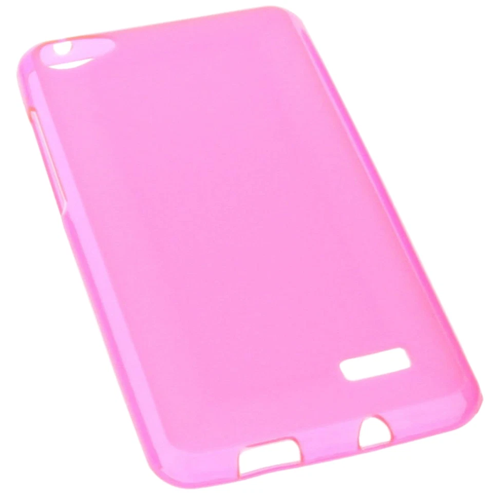 Custodia per Acer Liquid Z6E Cellulare Cover Protettiva TPU IN Gomma Rosa - Immagine 3 di 4