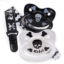 Rearz Adult Pacifiers with Clip - Rebel 2-Pack Pacifier/Soother