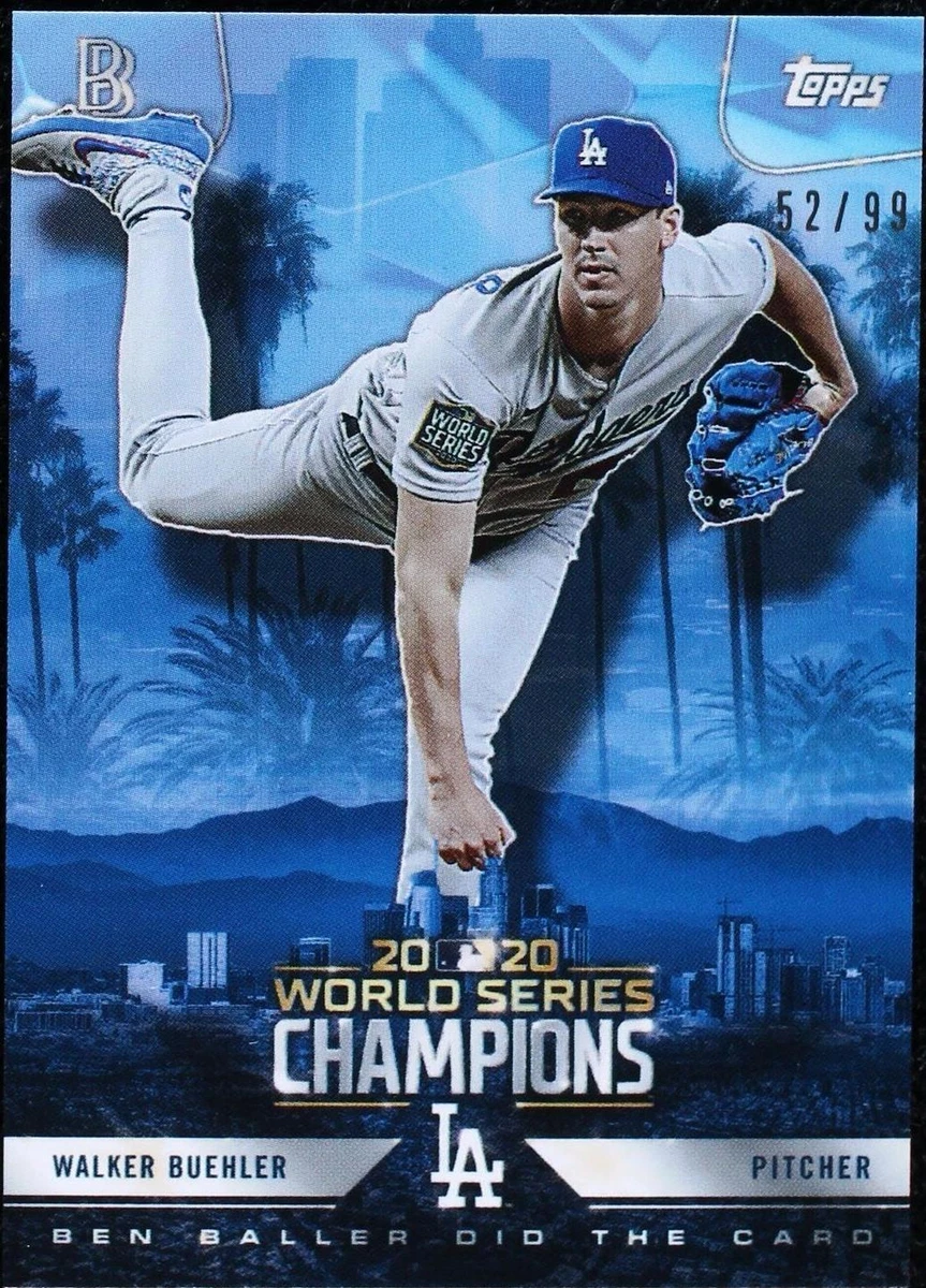2020 Topps Ben Baller 2020 World Series Champions - Walker Buehler