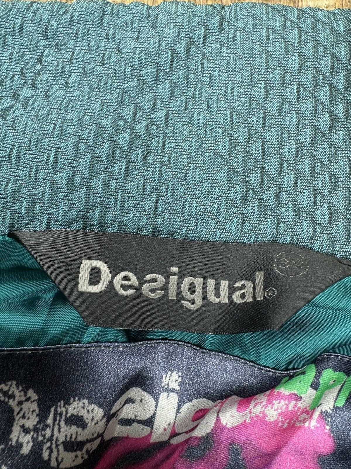 Desigual Multicolor Embroidered Patchwork Herring… - image 14