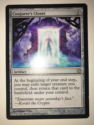 Conjurer's Closet MTG Commander 2013 Rare Artifact LP x1
