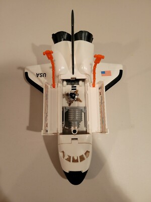 1997 Mattel Used Loose Hot Wheels NASA Space Shuttle W/3 Misc. Access Incomplete