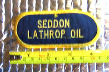 Vintage Patch Seddon Lathrop Oil