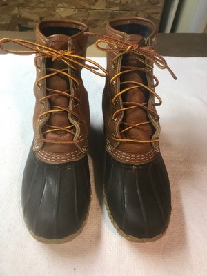 tumbled leather bean boots