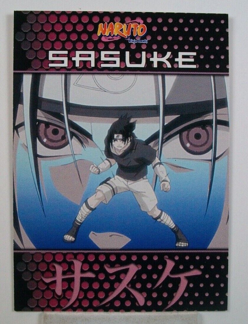 2002 Panini Naruto Ninja RANKS SASUKE Card #SD3