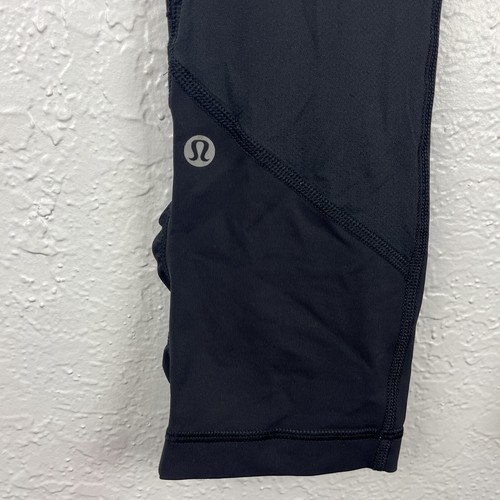 Lululemon Women's Speed Tight Ruched Leggings Size 6 Black - Picture 10 of 13