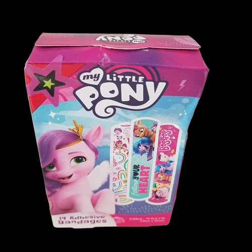 Hasbro MY LITTLE PONY Sterile Adhesive Bandages 14 Count Assorted Designs DAMAGE - Picture 9 of 24