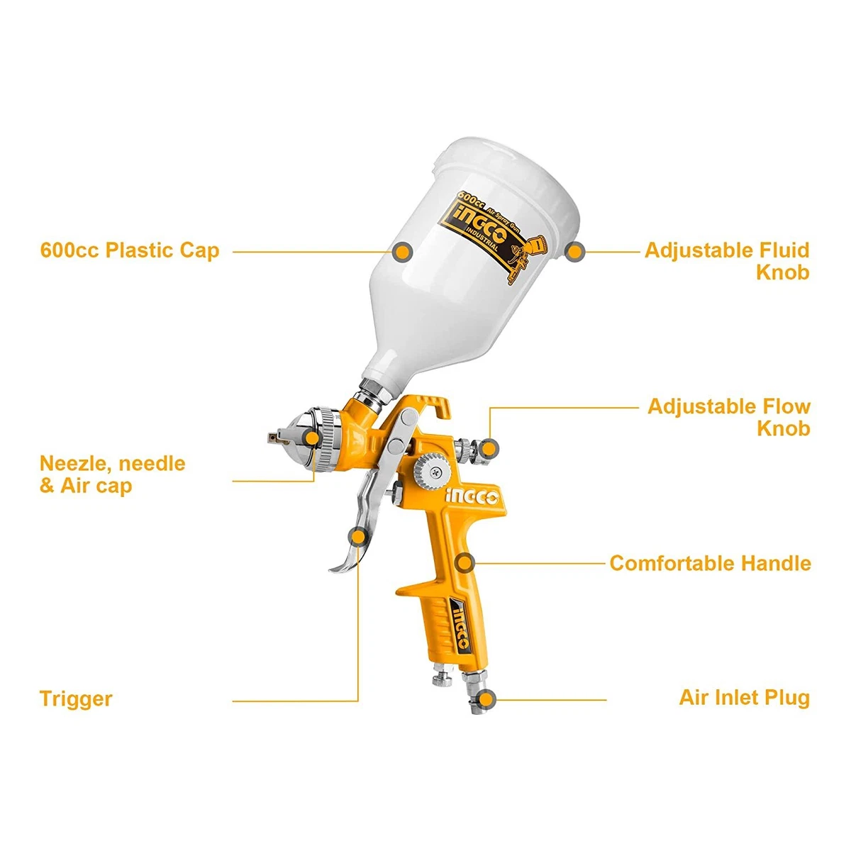 Spray gun cheap ingco