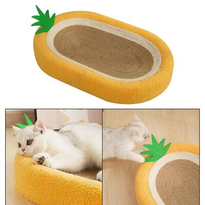 Katzenkratzbett Oval Couch für Katze Kätzchen Training Spielzeug Möbel
