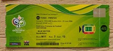 Ticket 2006 Togo vs. France World Cup 2006 #45 26787