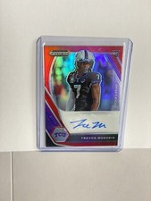 Trevon Moehrig 2021 Panini Prizm Draft Picks RED PRIZM AUTO RC, #/199 Raiders