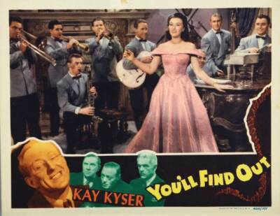 You'll Find Out Lobby Card Ginny Simms Kay Kyser Orchestra 1940 Old Movie Photo