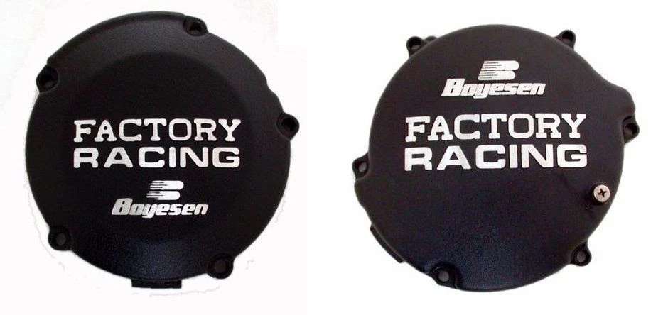 Boyesen Clutch & Ignition Cover Black Kawasaki KX125 KX 125 94-02 CC-11B SC-11B - Bild 1 von 1