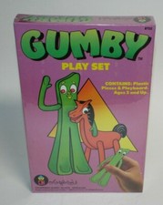 Gumby Play Set Colorforms 722 Box 8"x12" Sealed 1988