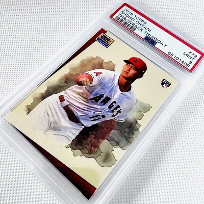 2018 Topps Throwback Shohei Ohtani RC Star Wars Galaxy Rookie PSA