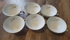 Set of six Meito china made in Japan Keepsake Pattern Tea Cup