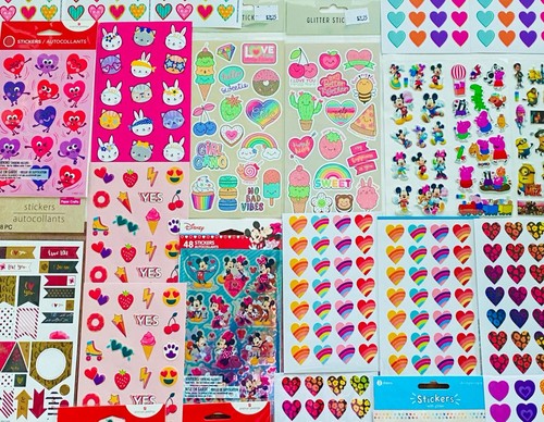 35 Mxd Themes Full Sheets Stickers, Bulk stickers for Kids children Teens - Picture 6 of 20