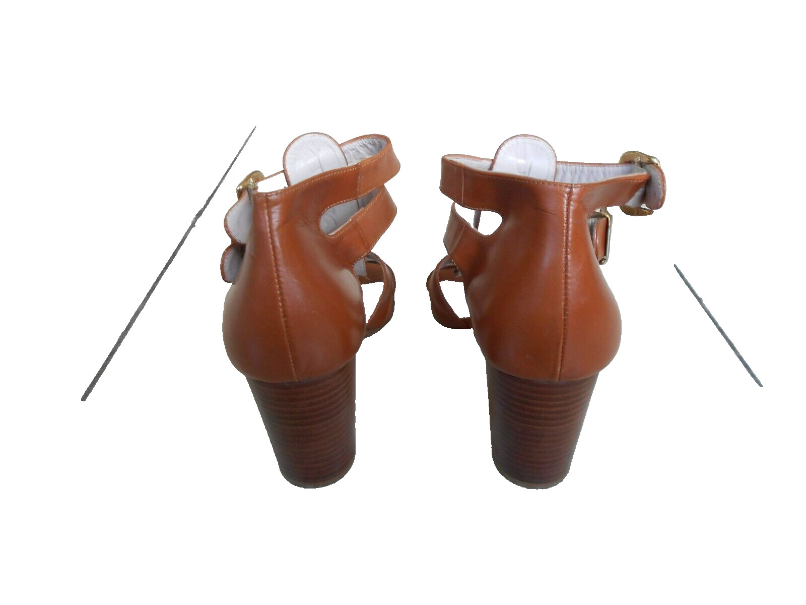 DIFFUSION ACCESSORY, women's camel leather heel s… - image 7