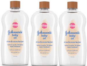 johnson baby oil for dry skin
