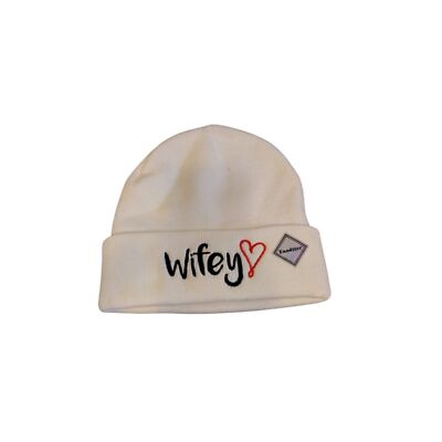 NWT Wifey white beanie