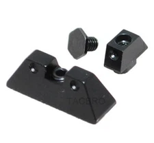 Black Aluminum Front Sight & Rear Sight Fit Gl0ck G43 G42 G43X