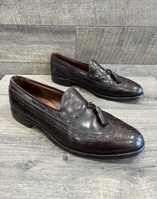 Allen Edmonds Manchester Wingtip Tassel Loafers  - Men\'s Size 8 D - Burgundy Allen Edmonds | Shoes | Allen Edmonds Manchester Wingtip  main image 3