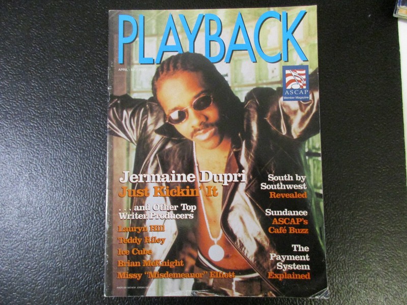 Playback music magazine Jermaine Dupri Apr.-May 1999