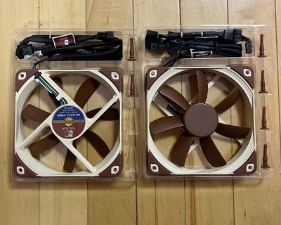 2x Noctua NF-S12A PWM Premium Quiet 120mm Cooling Fan
