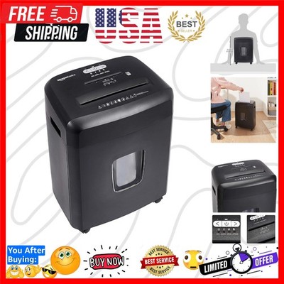 18 Sheet Cross Cut Paper, CD, and Credit Card Shredder with 6 Gallon Bin, 30 ...