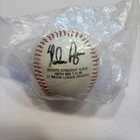 Nolan Ryan Signed Texas Rangers Baseball w/ 5,000th Strikeout & 300th Win