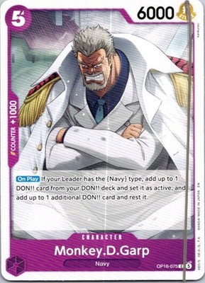 Monkey.D.Garp One Piece CCG The Time of Battle OP16-075 OP TCG