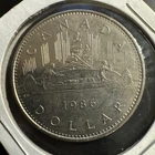 1986 Canadian 1$ One Dollar Nickel Coin Canada Good Grade