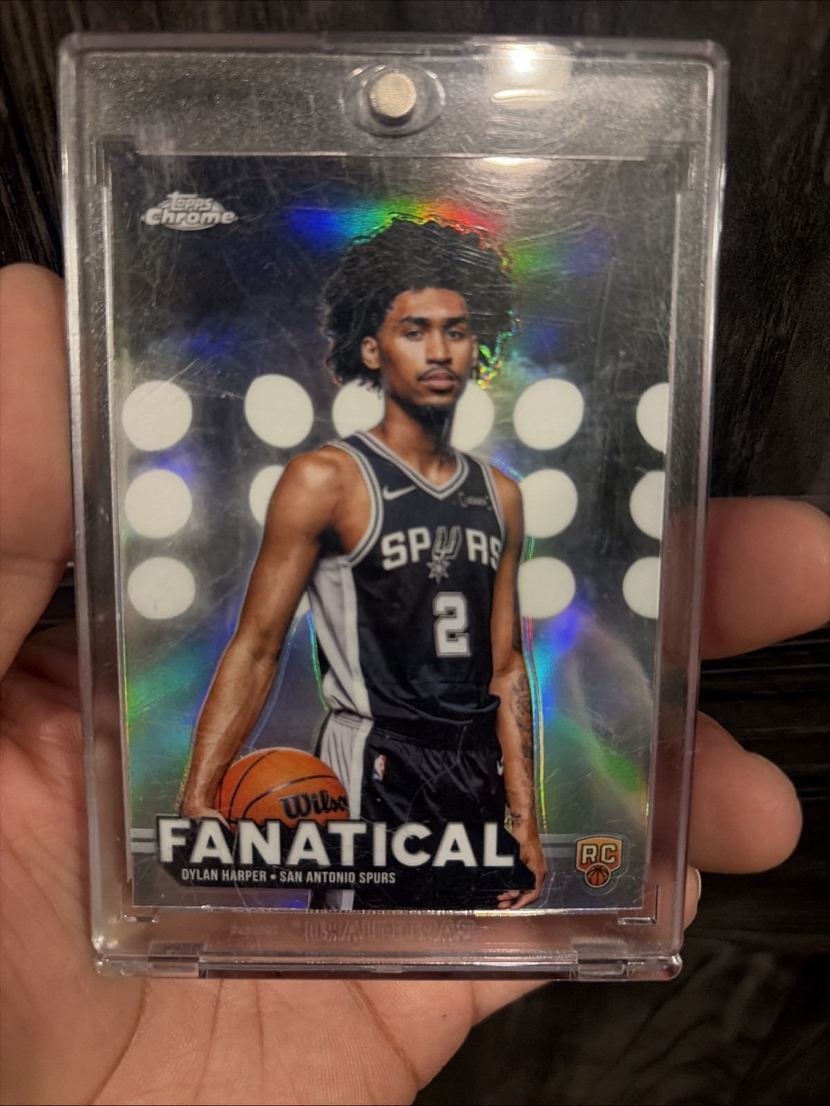 2025-26 NBA Topps Chrome Dylan Harper Fanatical RC Case Hit