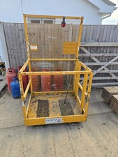 Forklift Safety Access Platform Man Cage Basket 1200 x 1000 x 2000 - Side Gate