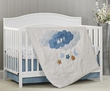 Oxford Baby Shining Stars 3 Piece Baby Crib Nursery Bedding Set for Infants