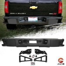 Black Rear Step Bumper Wcorner Steps For 07-13 Chevy Silverado Gmc Sierra 1500