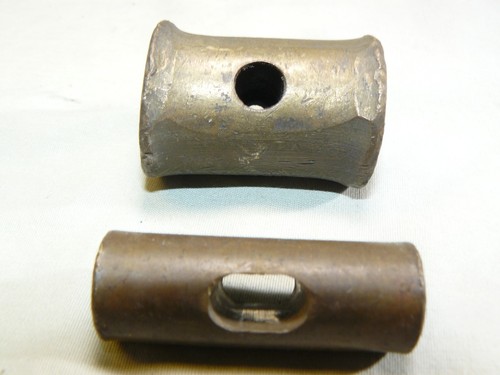 Lot of Two Vintage Unbranded Brass Hammer Heads - Picture 2 of 4