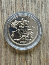 2020 Gold Sovereign Queen Elizabeth II 22-Carat Full Sovereign