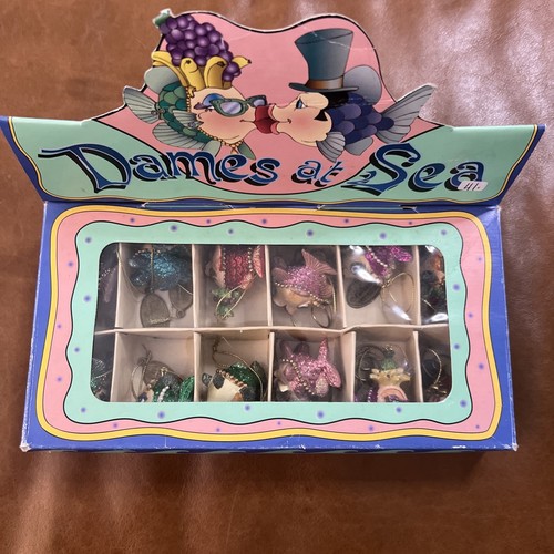 Katherine’s Collection Dames At Sea Fish Entire Set Of 12 With Box - Picture 2 of 17