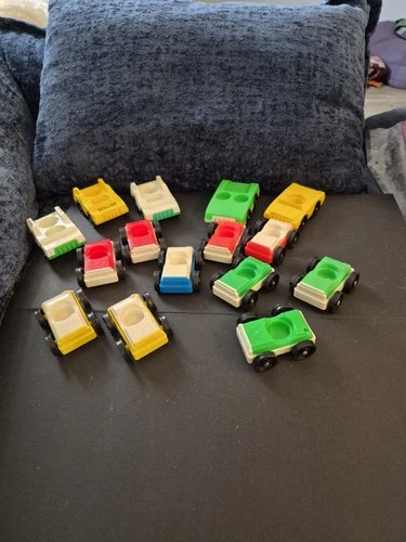 Vintage  Fisher Price Little People Cars  Lot Of 15